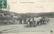 07 Ardeche .CPA  FRANCE 07 "Rieutord, Le pont sur la Loire, un attelage de boeuf en montagne"