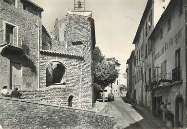 / CPSM FRANCE 83 "Bormes Les Mimosas, une vieille rue et les ruines du château"