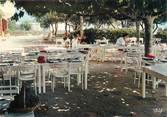 83 Var / CPSM FRANCE 83 "Bormes Les Mimosas, Hôtel de la Plage, sa terrasse"