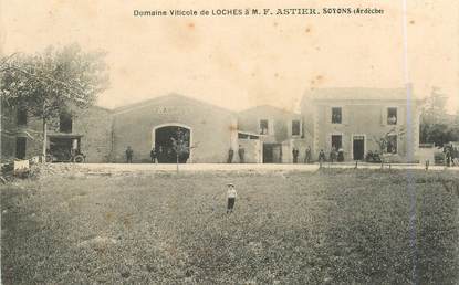 .CPA FRANCE 07 " Soyons, Domaine viticole de Loches"