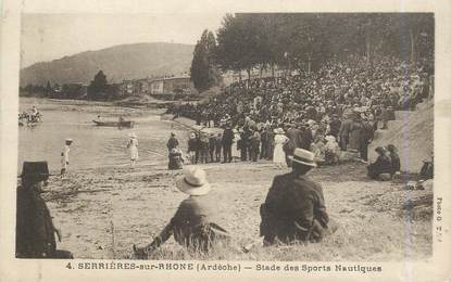 .CPA  FRANCE 07 "Serrières sur Rhône, Stade des sports nautiques "