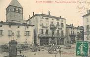 07 Ardeche .CPA  FRANCE 07 "St Félicien, Place de l'Hôtel de Ville"