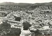 83 Var / CPSM FRANCE 83 "Aups, l'église Saint Pancrace et vue d'ensemble"