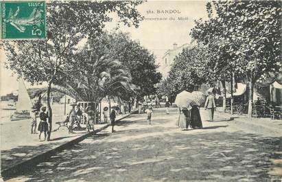 / CPA FRANCE 83 "Bandol, promenade du midi"