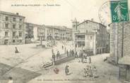 07 Ardeche .CPA FRANCE 07 "St Martin de Valamas, La Grande Place"