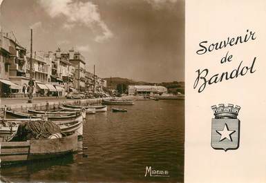 / CPSM FRANCE 83 "Bandol, un coin du port et le casino"