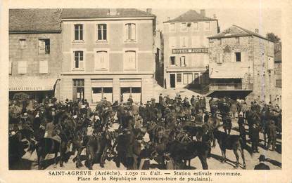 .CPA FRANCE 07 "St Agrève, Place de la République"