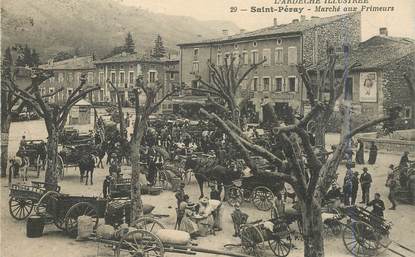 .CPA  FRANCE  07 "St  Péray, Marché aux  primeurs"
