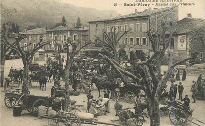 .CPA  FRANCE  07 "St  Péray, Marché aux  primeurs"