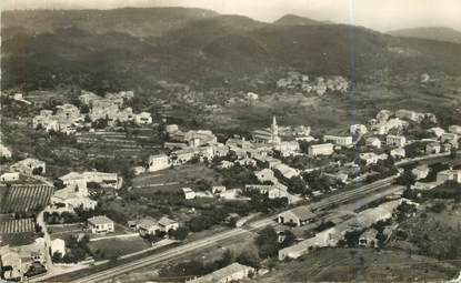 .CPSM  FRANCE  07 "St Paul le Jeune, Vue générale aérienne"