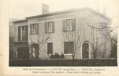 .CPA  FRANCE  07 "Thueyts, Hôtel de la Condamine"