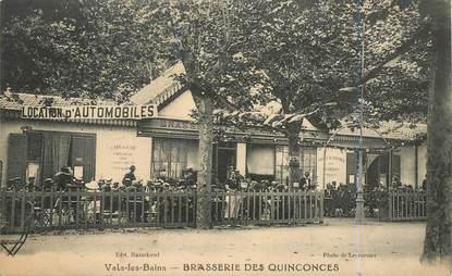 .CPA  FRANCE  07 "Vals les Bains, Brasserie des Quinconces"