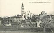 07 Ardeche .CPA  FRANCE  07 "Vallon, L"église et Quartier de Bourdaric"