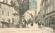 07 Ardeche .CPA FRANCE  07 "Vernoux, L'église et la grande rue"