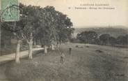 07 Ardeche .CPA FRANCE  07 "Vernoux, Battage des chataignes"