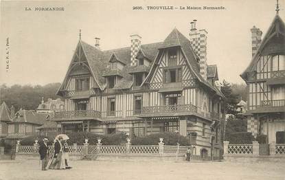 CPA FRANCE 14 "Trouville, La Maison normande"