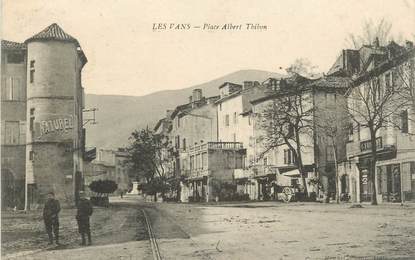 .CPA FRANCE 07 "Les Vans, Place Place Albert Thibon"