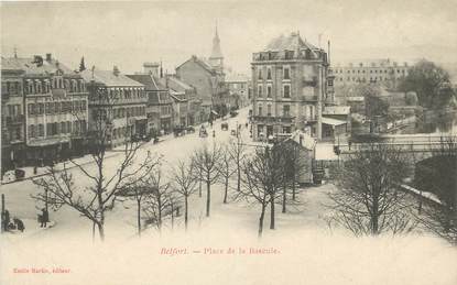 CPA FRANCE 90 "Belfort, Place de la Bascule"