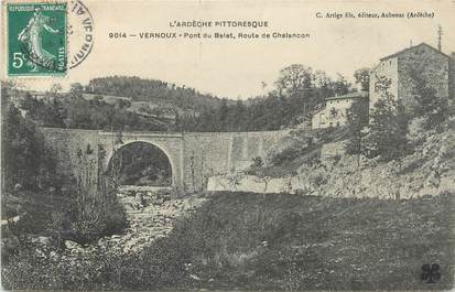 .CPA FRANCE 07 "Vernoux, Pont du Belet Route de Chalancon"