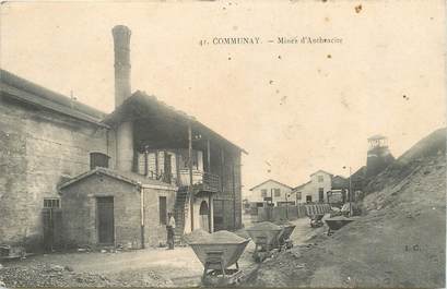 CPA FRANCE 69 "Communay, mines d'Anthracite"