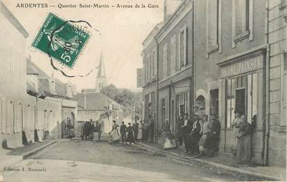 CPA FRANCE 36 "Ardentes, Quartier Saint Martin, avenue de la gare"