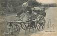 CPA FRANCE 22 "Type populaire breton, la chanteuse de complaintes bretonnes" / ATTELAGE VOITURE A CHIEN