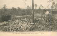 21 Cote D'or CPA FRANCE 21 "Charbonniers en Forêt, l'Ecorçage du chêne"