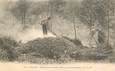 CPA FRANCE 21 "Les charbonniers en forêt, mise en feu d'un fourneau"
