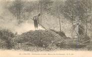 21 Cote D'or CPA FRANCE 21 "Les charbonniers en forêt, mise en feu d'un fourneau"