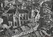 .CPSM   FRANCE 74 "Thonon les Bains, Vue aérienne Basilique St François de Salle et Eglise St Hippolyte"