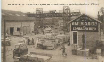 CPA FRANCE 21 "Comblanchien, les carrières, l'Usine"