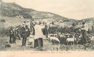 20 Corse CPA FRANCE 20 "Bénédiction des moutons après la tonde en Corse"