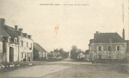 .CPA FRANCE 36 "Ardentes, Route de la Châtre"