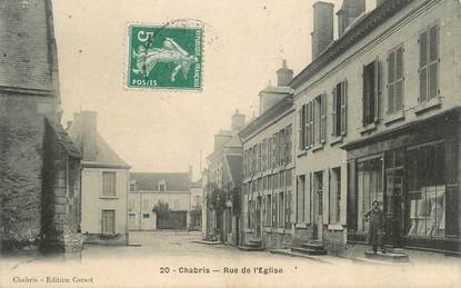 .CPA FRANCE 36 "Chabris, Rue de l'Eglise"