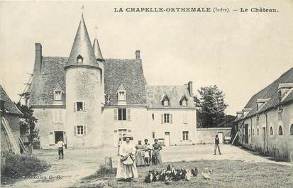 .CPA FRANCE 36 "La Chapelle Orthemale, Le Château"
