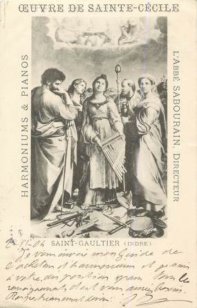 .CPA FRANCE 36 "Saint Gaultier, Oeuvre de Ste Cécile"