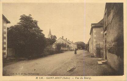 .CPA FRANCE 36 "Saint Août, Vue du Bourg"