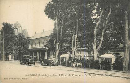 .CPA FRANCE 37 "Amboise, Grand Hôtel de France"
