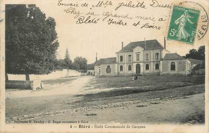 .CPA FRANCE 37 "Bléré, Ecole communale de garçons"