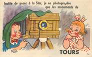 37 Indre Et Loire CPA FRANCE 37 "Tours" /  CARTE A SYSTEME