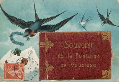 CPA FRANCE 84 "Fontaine du Vaucluse" / CARTE A SYSTEME