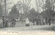 37 Indre Et Loire .CPA FRANCE 37 "Rallye Juigné,  Rendez-vous de chasse à courre à la Croix Cherpot"