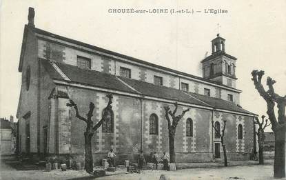 .CPA FRANCE 37 "Chouzé sur Loire, L'église"