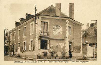 .CPA FRANCE 37 "Château la Vallières, Hôtel des Voyageurs"