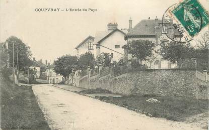 CPA FRANCE 77 "Coupvray, l'entrée du pays"