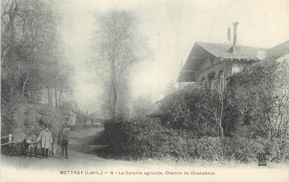 .CPA FRANCE 37 "Mettray,  La colonie agricole, Chemin de Chanceaux"