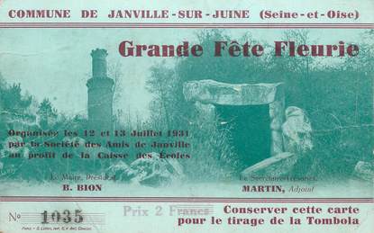 CPA FRANCE 91 "Janville sur Juine, grande fête fleurie"