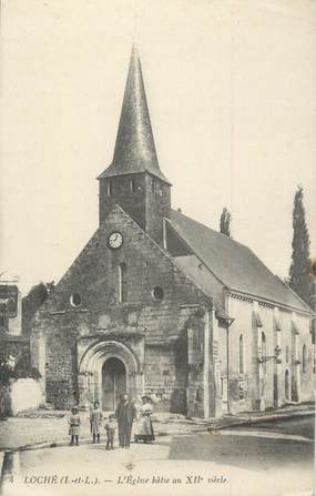 .CPA FRANCE 37 "Loches, L'Eglise "