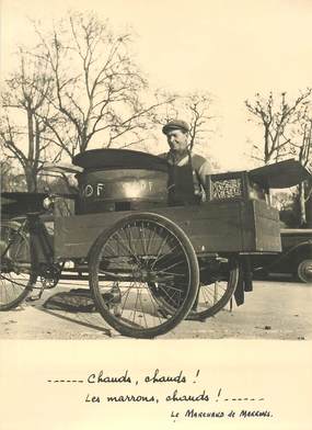 CPSM FRANCE 75 "Paris, le marchand de marrons"