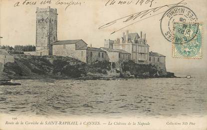 CPA FRANCE 06 "Route de la Corniche de Saint Raphael à Cannes, Chateau de la Napoule"